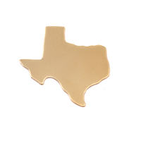 Brass Texas State Blank, 24g Brass Texas State Blank, 24g