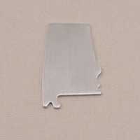 Aluminum Alabama State Blank, 18g Aluminum Alabama State Blank, 18g