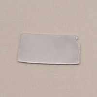 Aluminum Kansas State Blank, 18g Aluminum Kansas State Blank, 18g