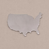 Aluminum United States Blank, 18g Aluminum United States Blank, 18g