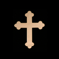 Gold Filled Fancy Cross, 24g Gold Filled Fancy Cross, 24g