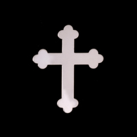Sterling Silver Fancy Cross, 24g Sterling Silver Fancy Cross, 24g