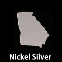 Nickel Silver Georgia State Blank, 24g Nickel Silver Georgia State Blank, 24g