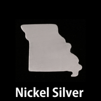 Nickel Silver Missouri State Blank, 24g Nickel Silver Missouri State Blank, 24g