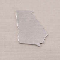 Aluminum Georgia State Blank, 18g Aluminum Georgia State Blank, 18g
