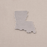 Aluminum Louisiana State Blank, 18g Aluminum Louisiana State Blank, 18g