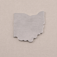 Aluminum Ohio State Blank, 18g Aluminum Ohio State Blank, 18g