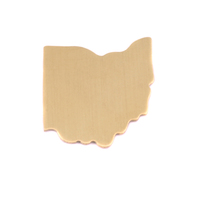 Brass Ohio State Blank, 24g Brass Ohio State Blank, 24g