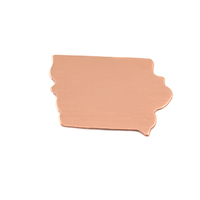 Copper Iowa State Blank, 24g Copper Iowa State Blank, 24g