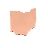 Copper Ohio State Blank, 24g Copper Ohio State Blank, 24g