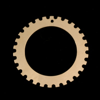 Gold Filled Notched Washer 1 3/8" Washer, 1" ID, 24g Gold Filled Notched Washer 1 3/8" Washer, 1" ID, 24g