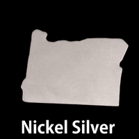 Nickel Silver Oregon State Blank, 24g Nickel Silver Oregon State Blank, 24g
