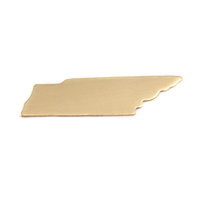 Brass Tennessee State Blank, 24g Brass Tennessee State Blank, 24g