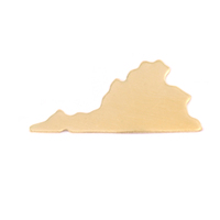 Brass Virginia State Blank, 24g Brass Virginia State Blank, 24g