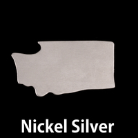 Nickel Silver Washington State Blank, 24g Nickel Silver Washington State Blank, 24g