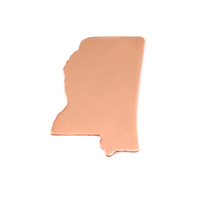 Copper Mississippi State Blank, 24g Copper Mississippi State Blank, 24g