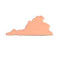Copper Virginia State Blank, 24g Copper Virginia State Blank, 24g