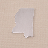 Aluminum Mississippi State Blank, 18g Aluminum Mississippi State Blank, 18g