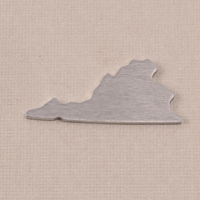 Aluminum Virginia State Blank, 18g Aluminum Virginia State Blank, 18g