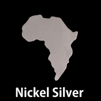 Nickel Silver Africa Blank, 24g Nickel Silver Africa Blank, 24g