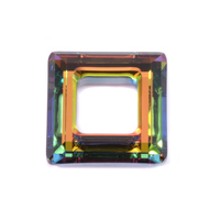 Swarovski Crystal Square Ring - Medium Vitrail 20mm Swarovski Crystal Square Ring - Medium Vitrail 20mm
