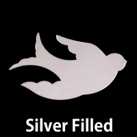 Silver Filled Sparrow, 24g Silver Filled Sparrow, 24g