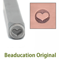 Radiant Heart Design Stamp- Beaducation Original Radiant Heart Design Stamp- Beaducation Original