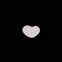 Sterling Silver Heart, 8.5mm, 24g Sterling Silver Heart, 8.5mm, 24g