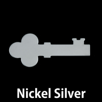 Nickel Silver Solid Key, 24g Nickel Silver Solid Key, 24g