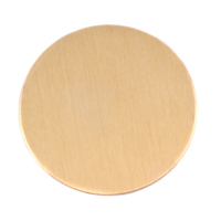 Brass 1.25" (32mm) Circle, 24g Brass 1.25" (32mm) Circle, 24g