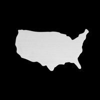 Sterling Silver United States Blank, 24g Sterling Silver United States Blank, 24g