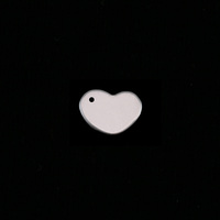Sterling Silver Heart 8.5mm with hole, 24g Sterling Silver Heart 8.5mm with hole, 24g