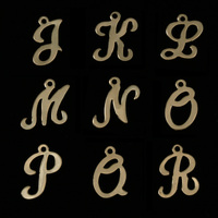 Gold Filled Script Letter Charm J, 24g Gold Filled Script Letter Charm J, 24g