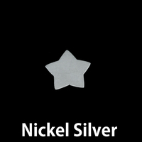 Nickel Silver Rounded Star, 24g Nickel Silver Rounded Star, 24g