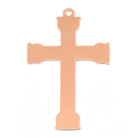 Copper Large Fancy Cross, 24g Copper Large Fancy Cross, 24g