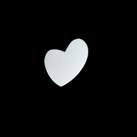 Sterling Silver Wacky Heart, 24g Sterling Silver Wacky Heart, 24g