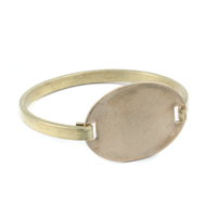 Brass Swing Top Oval Bracelet, 16g Brass Swing Top Oval Bracelet, 16g