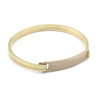 Brass Swing Top Rectangle Bracelet, 16g Brass Swing Top Rectangle Bracelet, 16g