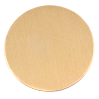 Brass 1 7/8" (47.63mm) Circle, 24g Brass 1 7/8" (47.63mm) Circle, 24g