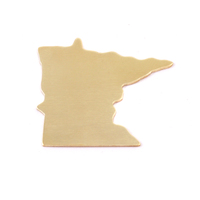 Brass Minnesota State Blank, 24g Brass Minnesota State Blank, 24g