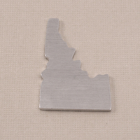 Aluminum Idaho State Blank, 18g Aluminum Idaho State Blank, 18g