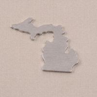 Aluminum Michigan State Blank, 18g Aluminum Michigan State Blank, 18g