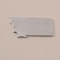 Aluminum Montana State Blank, 18g Aluminum Montana State Blank, 18g