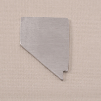 Aluminum Nevada State Blank, 18g Aluminum Nevada State Blank, 18g