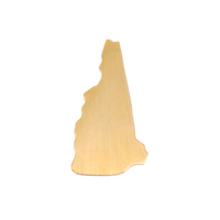 Brass New Hampshire State Blank, 24g Brass New Hampshire State Blank, 24g