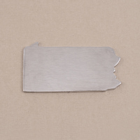 Aluminum Pennsylvania State Blank, 18g Aluminum Pennsylvania State Blank, 18g