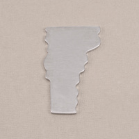 Aluminum Vermont State Blank, 18g Aluminum Vermont State Blank, 18g