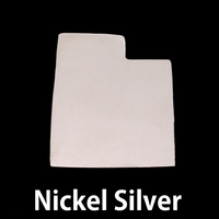Nickel Silver Utah State Blank, 24g Nickel Silver Utah State Blank, 24g