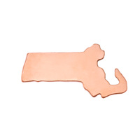 Copper Massachusetts State Blank, 24g Copper Massachusetts State Blank, 24g