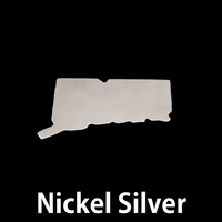 Nickel Silver Connecticut State Blank, 24g Nickel Silver Connecticut State Blank, 24g